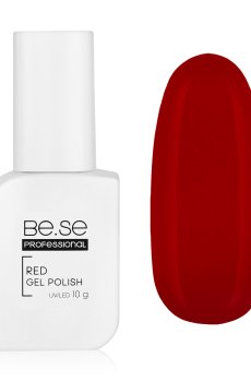 Гель-лак для ногтей Be.Se professional Gel Polish Red New 004, 10 г