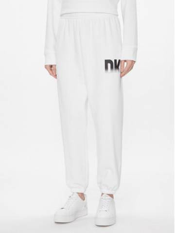 DKNY Sport Спортивні штани DP3P3379 Білий Relaxed Fit DKNY Sport Спортивні штани DP3P3379 Білий Relaxed Fit