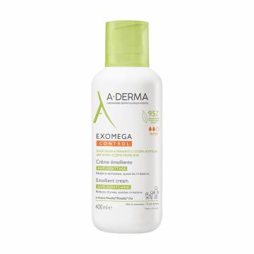 Смягчающий крем-эмолент для лица и тела A-Derma Exomega Control, 400 мл Смягчающий крем-эмолент для лица и тела A-Derma Exomega Control, 400 мл