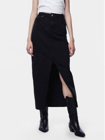 Pieces Джинсова спідниця Jessie 17150234 Чорний Regular Fit Pieces Джинсова спідниця Jessie 17150234 Чорний Regular Fit