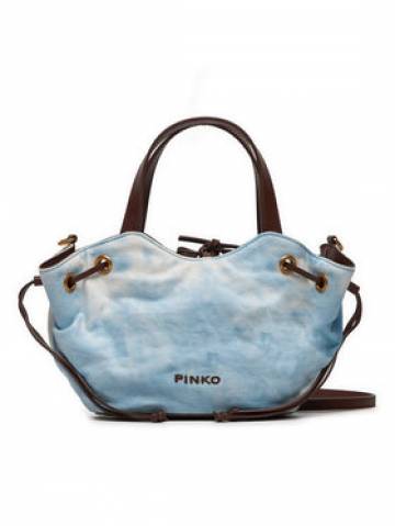 Pinko Сумка Pagoda Small Shopper PE 24 PLTT 102910 A1MB Блакитний Pinko Сумка Pagoda Small Shopper PE 24 PLTT 102910 A1MB Блакитний