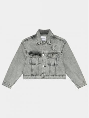 Calvin Klein Jeans Джинсова куртка IG0IG02279 Сірий Relaxed Fit Calvin Klein Jeans Джинсова куртка IG0IG02279 Сірий Relaxed Fit