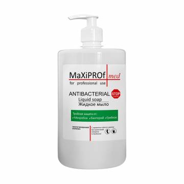 Антибактериальное жидкое мыло MaXiPROF Antibacterial Liquid Soap с ароматом чайного дерева, 1 л Антибактериальное жидкое мыло MaXiPROF Antibacterial Liquid Soap с ароматом чайного дерева, 1 л