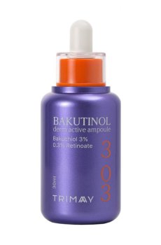 Антивозрастная сыворотка для лица Trimay Bakutinol Derm Active Ampoule с бакучиолом и ретинолом, 30 мл