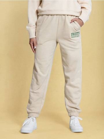 Трикотажні штани - нюдовий Трикотажні штани - нюдовий