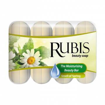 Твердое мыло Rubis Smell Of Spring The Moisturising Beauty Bar Запах весны, 4*60 г Твердое мыло Rubis Smell Of Spring The Moisturising Beauty Bar Запах весны, 4*60 г