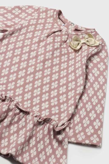 Детское платье Mayoral цвет розовый mini расклешённое 2908 Детское платье Mayoral цвет розовый mini расклешённое 2908