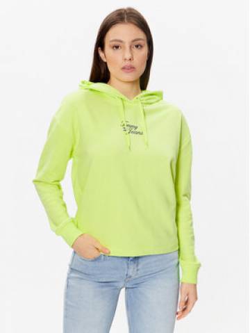Tommy Jeans Світшот Essential Logo DW0DW15410 Зелений Boxy Fit Tommy Jeans Світшот Essential Logo DW0DW15410 Зелений Boxy Fit