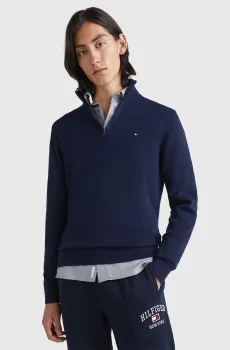 Мужская темно-синяя кофта Синий 3XL Tommy Hilfiger MW0MW28049