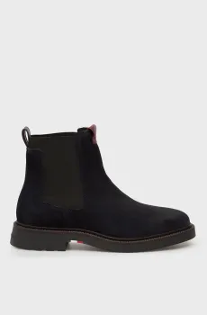 Мужские темно-синие замшевые челси COMFORT Синий 41 Tommy Hilfiger FM0FM05592