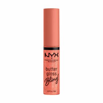 Увлажняющий блеск для губ NYX Professional Makeup Butter Gloss Bling 02 Dripped Out, 8 мл Увлажняющий блеск для губ NYX Professional Makeup Butter Gloss Bling 02 Dripped Out, 8 мл