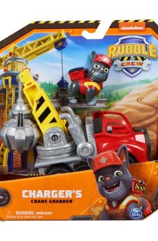 Базовый строительный автомобиль Rubble & Crew Chargers Crane Grabber, от 3 лет, 22.9*22.9*9.5 см (SM28500/6066539)