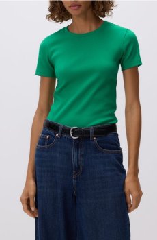 Reserved - Футболка в смужку - зелений - 366JX-77X