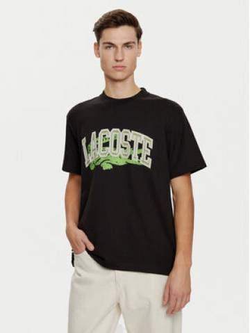 Lacoste Футболка TH4149 Чорний Regular Fit Lacoste Футболка TH4149 Чорний Regular Fit