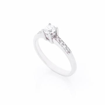 Серебряное кольцо с фианитами 111348 Серебряное кольцо с фианитами 111348