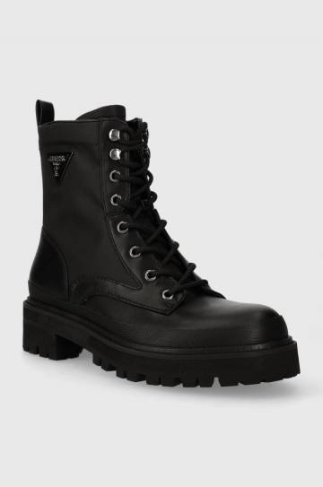Полусапоги Guess BADA женские цвет чёрный на платформе FL7BDA ELE10 Полусапоги Guess BADA женские цвет чёрный на платформе FL7BDA ELE10