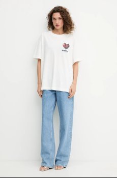 Хлопковая футболка Pinko