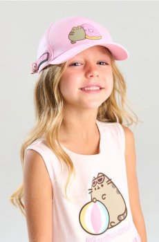 Бейсболка Pusheen the Cat - пастельний рожевий