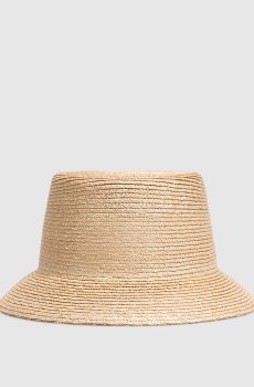 Бежевый соломенный клош Maglina