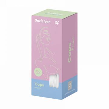 Набор дополнительных насадок для вакуумного стимулятора Satisfyer Pro Penguin Next Generation Climax Tips, 5 шт Набор дополнительных насадок для вакуумного стимулятора Satisfyer Pro Penguin Next Generation Climax Tips, 5 шт