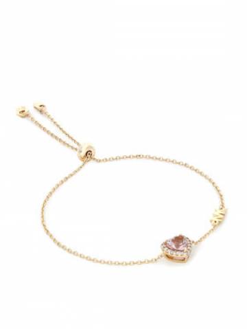 Michael Kors Браслет Bril Heart Sldr MKC1518A2791 Золотий Michael Kors Браслет Bril Heart Sldr MKC1518A2791 Золотий