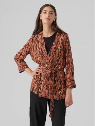 Vero Moda Блузка Easy 10297344 Коричневий Relaxed Fit Vero Moda Блузка Easy 10297344 Коричневий Relaxed Fit