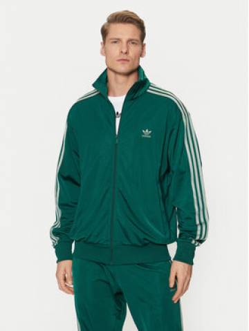 adidas Світшот adicolor Classics Firebird JP2543 Зелений Loose Fit adidas Світшот adicolor Classics Firebird JP2543 Зелений Loose Fit