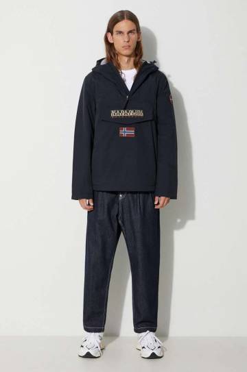 Куртка Napapijri RAINFOREST WINTER 3 мужская цвет чёрный зимняя NP0A4GMC0411 Куртка Napapijri RAINFOREST WINTER 3 мужская цвет чёрный зимняя NP0A4GMC0411