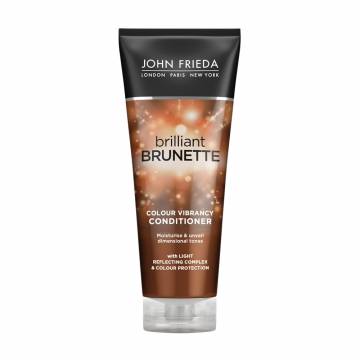 Увлажняющий кондиционер John Frieda Brilliant Brunette Colour Vibrancy Conditioner для защиты цвета темных волос, 250 мл Увлажняющий кондиционер John Frieda Brilliant Brunette Colour Vibrancy Conditioner для защиты цвета темных волос, 250 мл