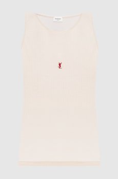 Бежевый топ из шерсти Cassandre