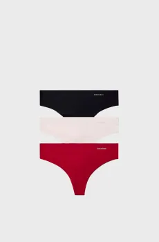 Женские трусики (3 шт) THONG Разноцветный M Calvin Klein 000QD3558E