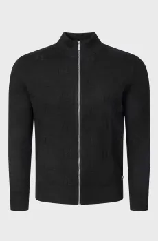 Мужской черный кардиган Черный 3XL Karl Lagerfeld 563304.655016;990