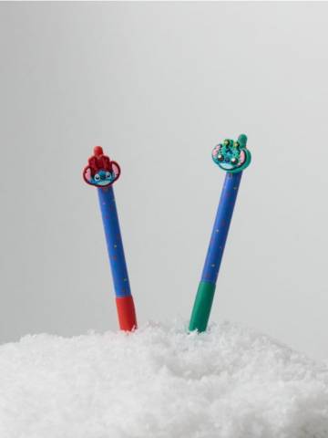 Ручки, 2 шт. Stitch - різнобарвний