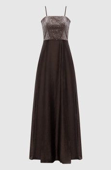 Платье макси с пайетками