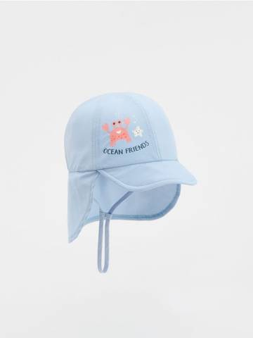 Reserved - BABIES` PEAKED CAP - блідо-блакитний - 993EM-05X Reserved - BABIES` PEAKED CAP - блідо-блакитний - 993EM-05X
