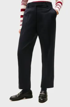 Женские темно-синие брюки TIMELESS WOOL SLIM Синий XS Tommy Hilfiger WW0WW48353