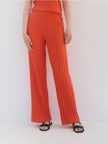 Reserved - Вязані штани - помаранчевий - ZQ702-22X