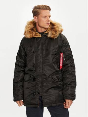 Alpha Industries Пуховик 103141 Чорний Regular Fit Alpha Industries Пуховик 103141 Чорний Regular Fit
