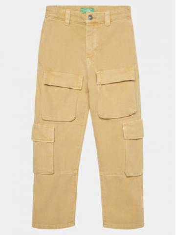 United Colors Of Benetton Штани з тканини 45BJCF02V Бежевий Regular Fit United Colors Of Benetton Штани з тканини 45BJCF02V Бежевий Regular Fit