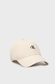 Женская белая кепка MONOGRAM EMBROIDERY Белый ONESIZE Calvin Klein LV04K5024G