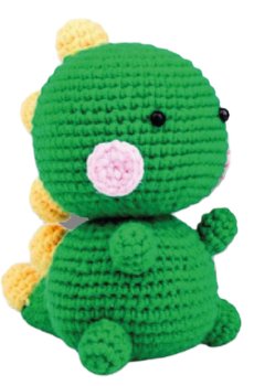 Набір для вязання іграшки гачком Brushme Зелений динозавр (NBV2)