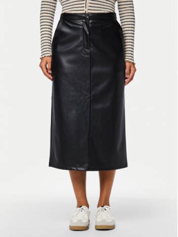 Pieces Спідниця зі штучної шкіри Neeth 17151696 Чорний Regular Fit Pieces Спідниця зі штучної шкіри Neeth 17151696 Чорний Regular Fit