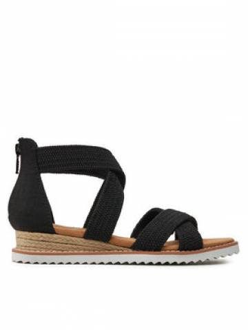 Skechers Босоніжки Bobs Desert Kiss - Desert Nights 113540/BLK Чорний Skechers Босоніжки Bobs Desert Kiss - Desert Nights 113540/BLK Чорний