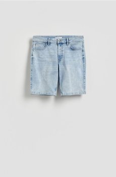 Reserved - Джинсові шорти slim fit - синій - YW550-05J