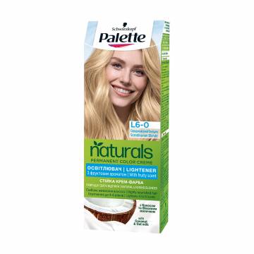 Безаммиачная краска для волос Palette Naturals Permanent Color Creme, L6-0 Скандинавский блондин, 110 мл Безаммиачная краска для волос Palette Naturals Permanent Color Creme, L6-0 Скандинавский блондин, 110 мл