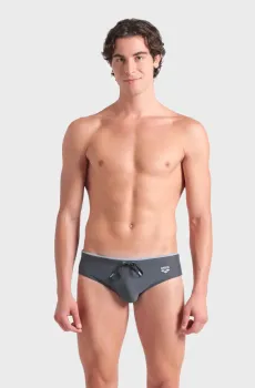 Темно-серые плавки SOLID SWIM BRIEFS Серый 85 Arena 008886-550