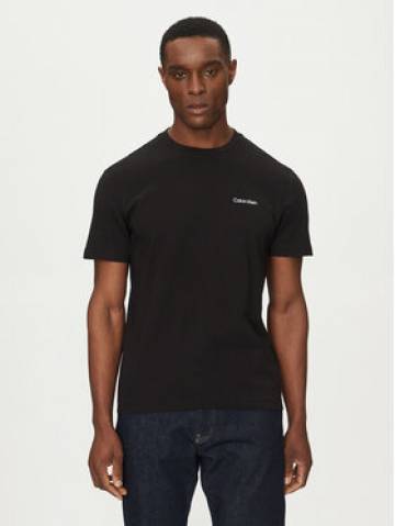 Calvin Klein Футболка Linear Box Logo K10K114152 Чорний Regular Fit Calvin Klein Футболка Linear Box Logo K10K114152 Чорний Regular Fit
