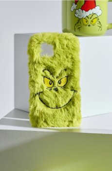 Чохол для iPhone 13/14 Grinch - жовто-зелений