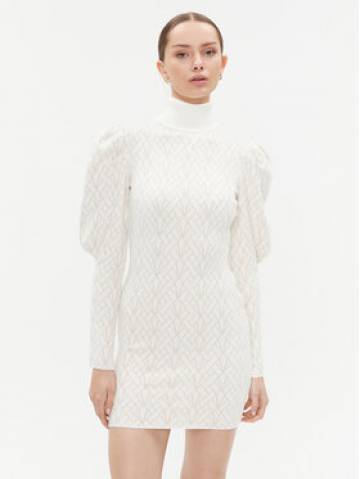 Elisabetta Franchi Трикотажна сукня AM-36M-37E2-V480 Écru Slim Fit Elisabetta Franchi Трикотажна сукня AM-36M-37E2-V480 Écru Slim Fit