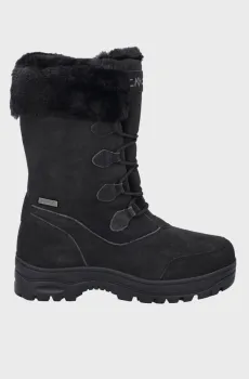 Женские черные замшевые ботинки AYALIK Черный 37 CMP 3Q76486-U901